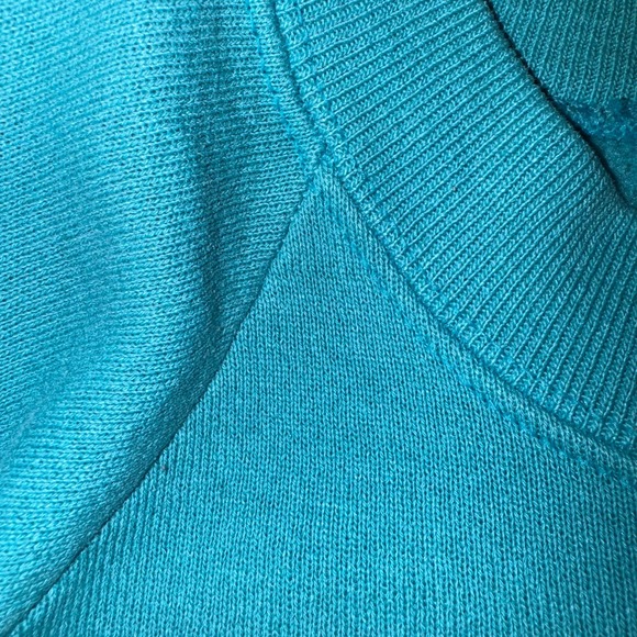 Nike Air 90s Vintage Teal Single Stitch Logo Crewneck Sweater - Picture 6 of 6